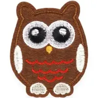Термоаппликация &laquo;Сова&raquo;, 6.5&times;5 см, коричневая
