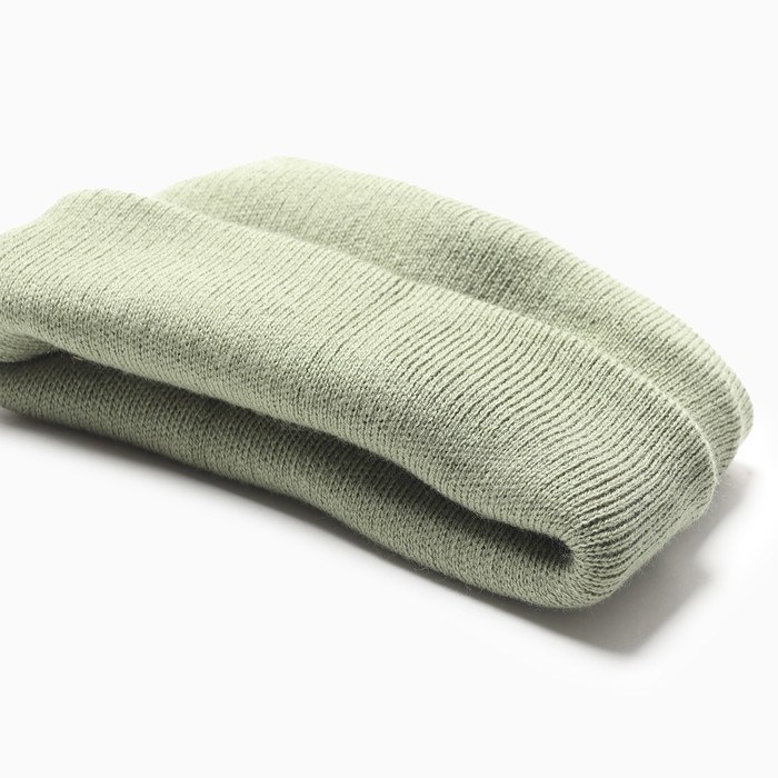 Комплект детский (шапка, снуд), цвет хаки, размер 48-52 Комплект детский (шапка, снуд), цвет хаки, размер 48-52