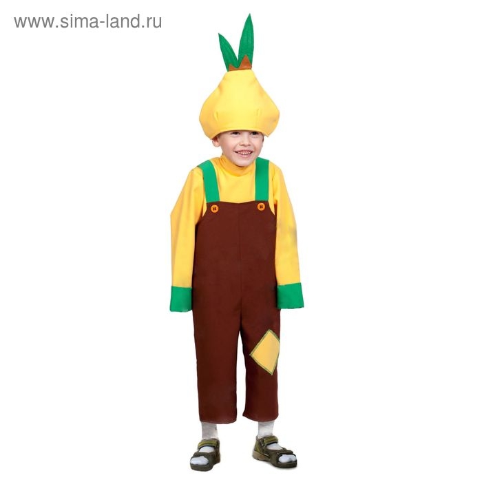 Карнавальный костюм &laquo;Лук Чиполлино&raquo;, текстиль, рост 98-128 см