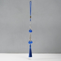 Подвеска от сглаза металл "Руки Фатимы с колокольчиками и кисточкой" 4х33 см Подвеска от сглаза металл "Руки Фатимы с колокольчиками и кисточкой" 4х33 см