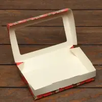 Коробка складная &laquo;Снеговичок&raquo;, розовая, 20&times;12&times;4 см