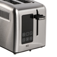 Тостер BQ T2002, 950 Вт, 9 режимов прожарки, 2 тоста, разморозка, серебристый Тостер BQ T2002, 950 Вт, 9 режимов прожарки, 2 тоста, разморозка, серебристый