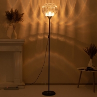 Торшер "Лаура" 1х15Вт Е27 черный 31х31х178см Торшер "Лаура" 1х15Вт Е27 черный 31х31х178см