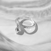 Новый год! Символ года 2025! Кольцо «Змея» миниатюрное, цвет серебро, безразмерное Новый год! Символ года 2025! Кольцо «Змея» миниатюрное, цвет серебро, безразмерное