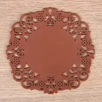 Набор подставок под горячее &laquo;Чаепитие&raquo;, 4 шт, 10 см, цвет МИКС