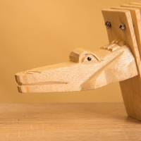 Сувенирный музыкальный инструмент трещотка &laquo;Ящерица&raquo;, 25&times;8&times;4 см