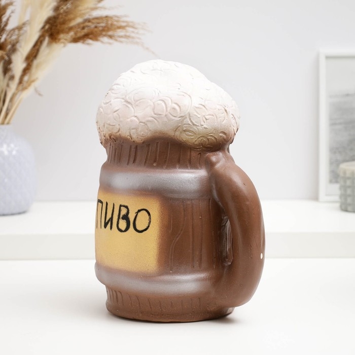 Копилка для денег &laquo;Кружка пенного&raquo;, гипс, 20&times;16&times;26 см