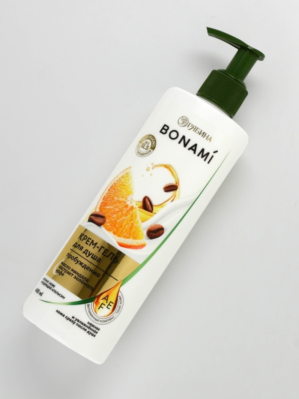 Крем-гель для душа "Кофе и апельсин", 400 мл