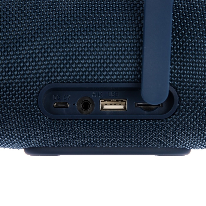 Портативная колонка l11, 10 Вт, 1200 мАч, подсветка, mirco SD, синяя Портативная колонка l11, 10 Вт, 1200 мАч, подсветка, mirco SD, синяя