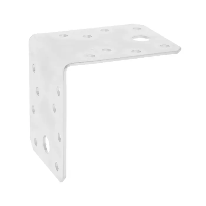 Уголок крепёжный 70х70х55х2 мм, цинк , в упаковке 40 шт