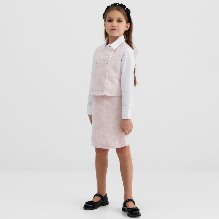 Жилетка для девочки, MINAKU :Party Dress, цвет розовый, рост 140 см Жилетка для девочки, MINAKU :Party Dress, цвет розовый, рост 140 см