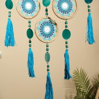 Ловец снов "Чистота разума" текстиль, ротанг 50х2х100 см Ловец снов "Чистота разума" текстиль, ротанг 50х2х100 см