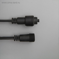 Гирлянда &laquo;Занавес&raquo; 2 &times; 9 м, IP44, УМС, тёмная нить, 1800 LED, свечение белое, мерцание, 220 В