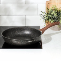 Сковорода Granit Ultra original, d=28 см, пластиковая ручка, антипригарное покрытие, цвет чёрный