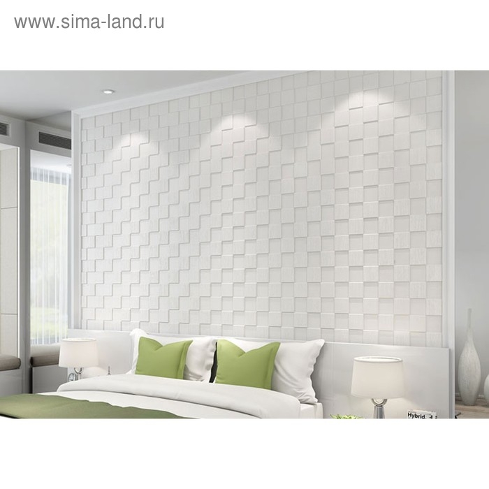 Самоклеящаяся ПВХ панель "Черный кирпич" 70*77см