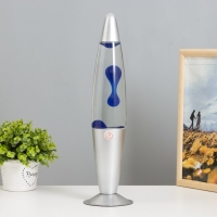 Лава-лампа "Голубые капли" воск, Е14 h=41см RISALUX Лава-лампа "Голубые капли" воск, Е14 h=41см RISALUX