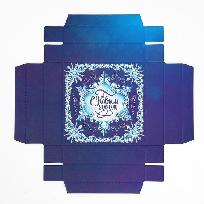 Подарочная коробкановогодняя складная с 3D эффектом &laquo;Сказка&raquo;, 11 х 11 х 13 см, Новый год