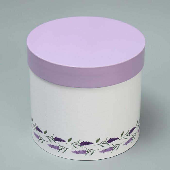 Набор шляпных коробок 5 в 1, упаковка подарочная, «Лаванда», 13 х 14 ‒ 19.5 х 22 см Набор шляпных коробок 5 в 1, упаковка подарочная, «Лаванда», 13 х 14 ‒ 19.5 х 22 см