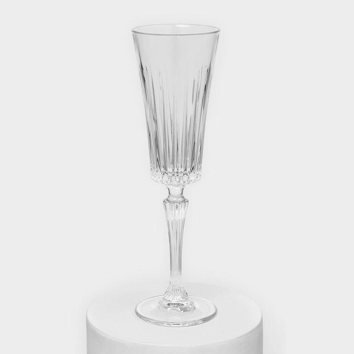 Набор фужеров для шампанского RCR Timeless, 210 мл, хрустальное стекло, 6 шт