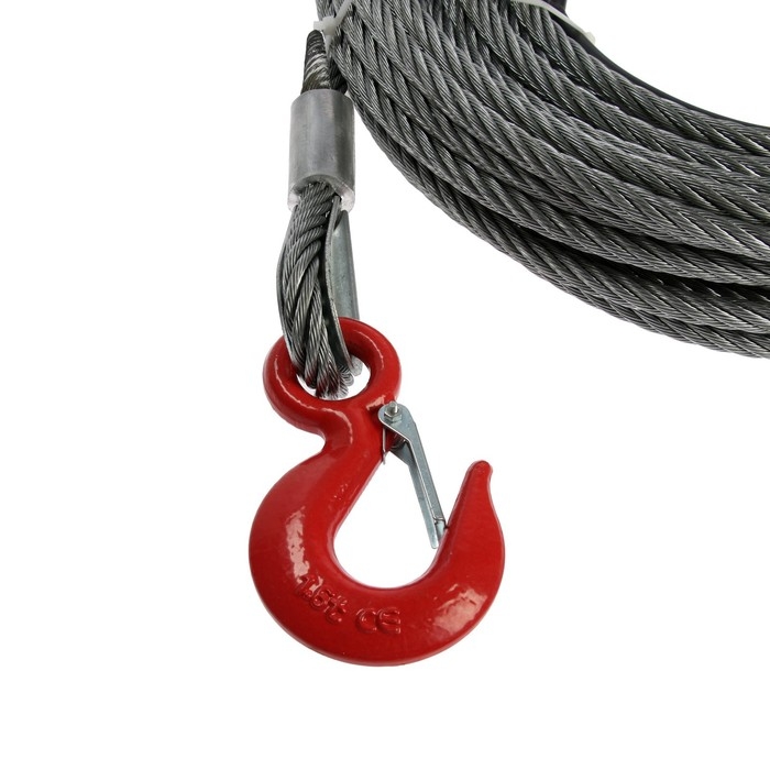 Лебёдка рычажная тросовая МТМ ТУНДРА, трос d = 11 мм, 20 м, подъём 1.6 т, нагрузка до 2 т