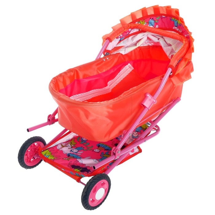 Коляска кукольная № 10, цвета МИКС