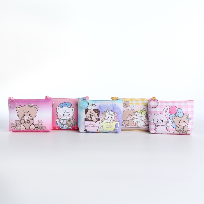 Кошелёк детский на молнии &laquo;Выбражулька&raquo;, цвет МИКС