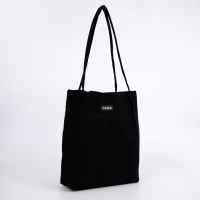 Шопер NAZAMOK, цвет чёрный, 40 х 35 см Шопер NAZAMOK, цвет чёрный, 40 х 35 см