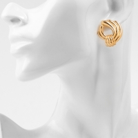 Серьги металл &laquo;Атмосфера&raquo; венец, цвет золото