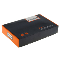 Cмеситель для кухни AccoonaA4883F, двухвентильный, силиконовый излив, силумин, черный/хром Cмеситель для кухни AccoonaA4883F, двухвентильный, силиконовый излив, силумин, черный/хром