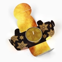 Новогодняя свеча чайная &laquo;Новый год: Микс новогодний&raquo;, диам 4 см