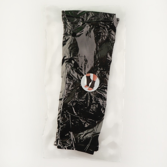 Бандаж на голеностоп, 10 &times; 5 см, цвет чёрный