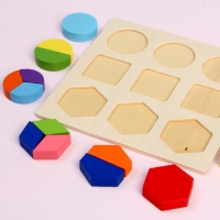 Головоломка &laquo;Фигуры. Дроби и целое&raquo;, 3&times;3 см, до 1/3