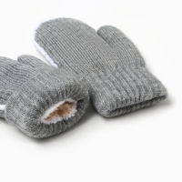 Варежки детские MINAKU, цвет серый, 18 см Варежки детские MINAKU, цвет серый, 18 см