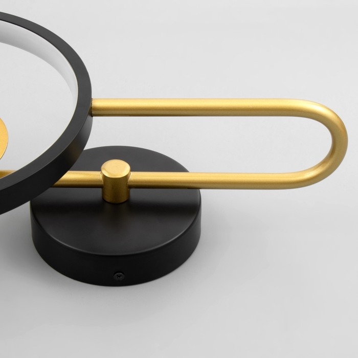 Бра "Лорри" LED 50Вт 3000-6000К черно-золотой 20х11х57 см