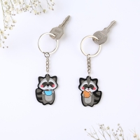 Брелок для ключей парный &laquo;Моя любовь только для тебя&raquo;, акриловый, 13,3 х 8