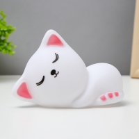 Ночник "Мурзик" LED от батареек 3xLR44 белый 7х15х10см RISALUX Ночник "Мурзик" LED от батареек 3xLR44 белый 7х15х10см RISALUX