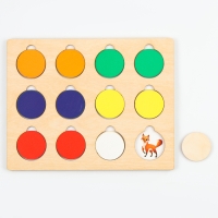 Настольная развивающая игра для детей &laquo;Прятки. Найди животных&raquo;