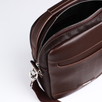 Сумка мужская через плечо TEXTURA, искусственная кожа, цвет коричневый Сумка мужская через плечо TEXTURA, искусственная кожа, цвет коричневый