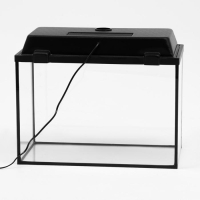 Аквариум "Прямоугольный" с крышкой, 50 литров, 51 х 27 х 35 см, чёрный Аквариум "Прямоугольный" с крышкой, 50 литров, 51 х 27 х 35 см, чёрный