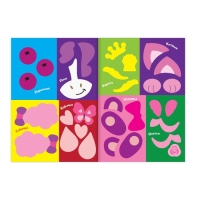 Аппликации наклейками &laquo;Для девочек&raquo;, 12 стр.