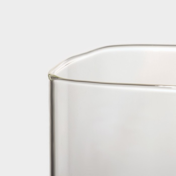 Банка стеклянная для хранения сыпучих продуктов BellaTenero &laquo;Эко. Квадратная&raquo;, 700 мл, 10&times;10,5 см, с бамбуковой крышкой