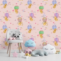 Обои бумажные "Мишки" С14-752Ф-03, 0,53х10,05м Обои бумажные "Мишки" С14-752Ф-03, 0,53х10,05м