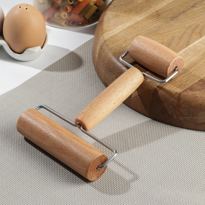 Валик для раскатки теста Доляна &laquo;Профи&raquo;, 17&times;11&times;3 см