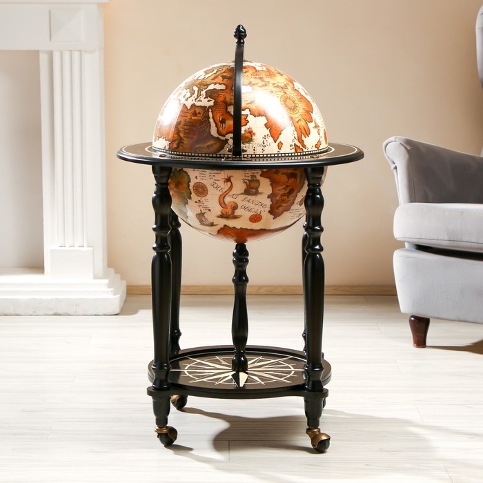 Глобус бар декоративный "Карта странника" 56,5х56,5х91,5 см