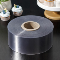 Лента ацетатная для обтяжки тортов Доляна, 200 мкр&times;100 мм&times;200 м, цвет прозрачный