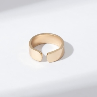 Кольцо с надписью &laquo;Танцуй&raquo;, цвет золото, безразмерное