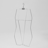 Вешалка контурная, обхват 64&times;58&times;70 см, металл, цвет серебро