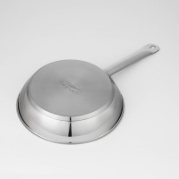 Сковорода &laquo;Общепит&raquo;, d=26 см, толщина корпуса 0,6 мм, дно 3,5 мм, с теплораспределительным слоем, индукция