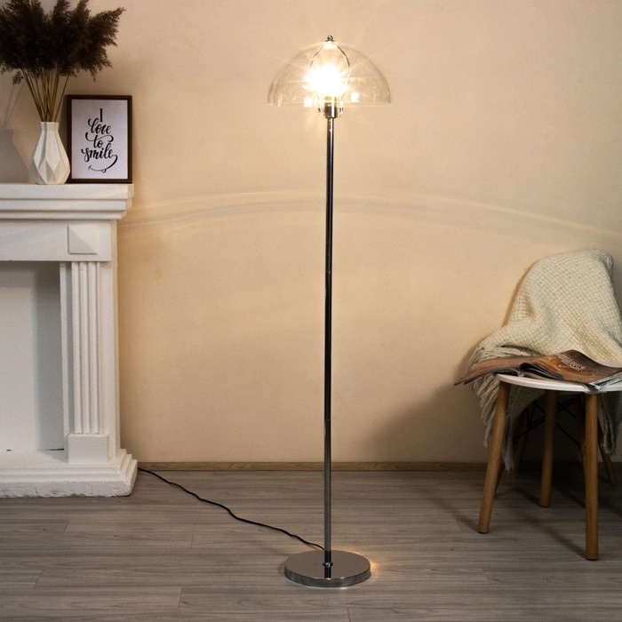 Торшер "Байхаус" Е27 15Вт прозрачный 35х35х150см