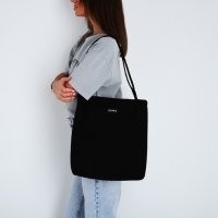 Шопер NAZAMOK, цвет чёрный, 40 х 35 см Шопер NAZAMOK, цвет чёрный, 40 х 35 см